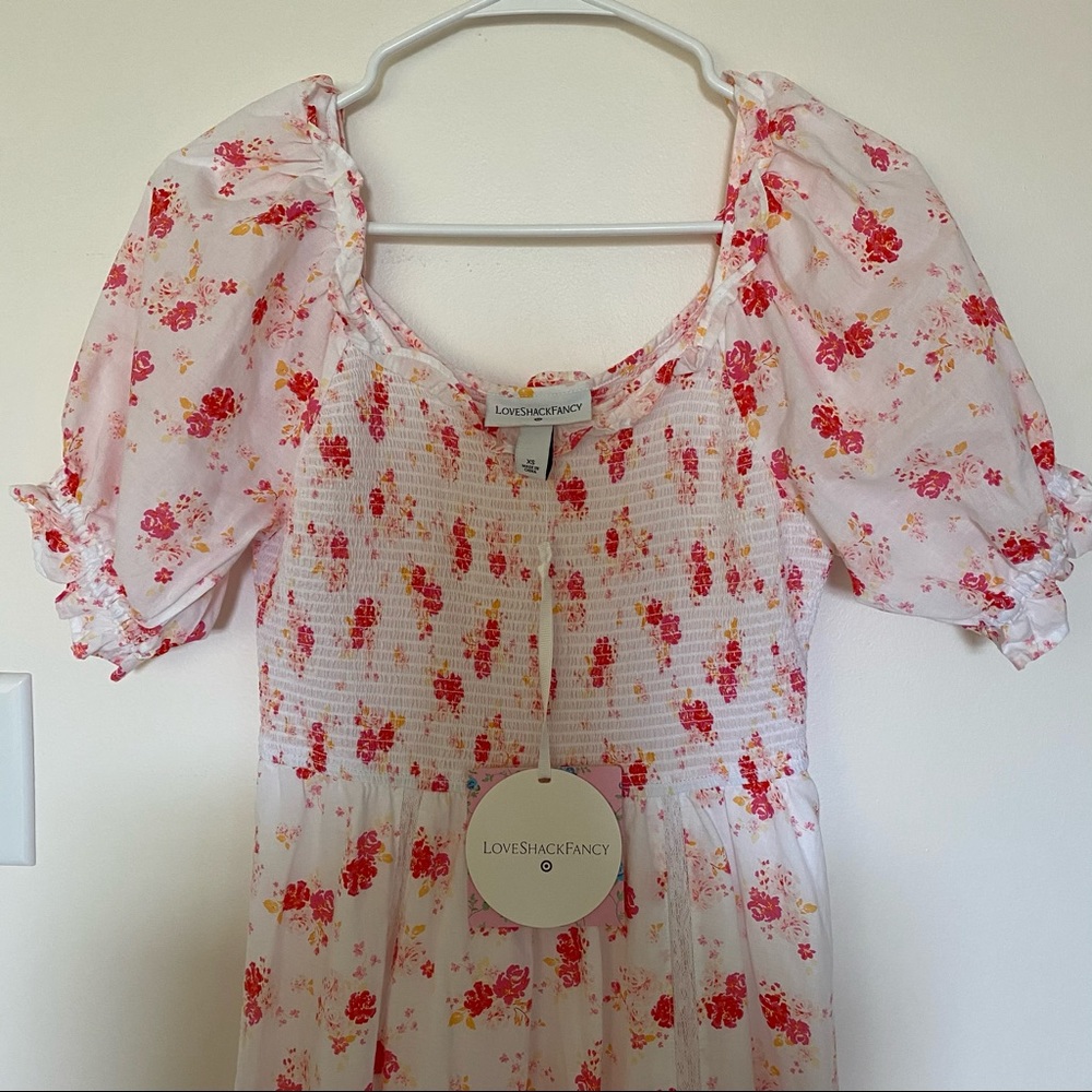LoveShackFancy for Target Cosette Floral Dress XS - Picture 3 of 9